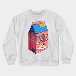 Momotaro Milktea in 1 Liter milk carton! Crewneck Sweatshirt